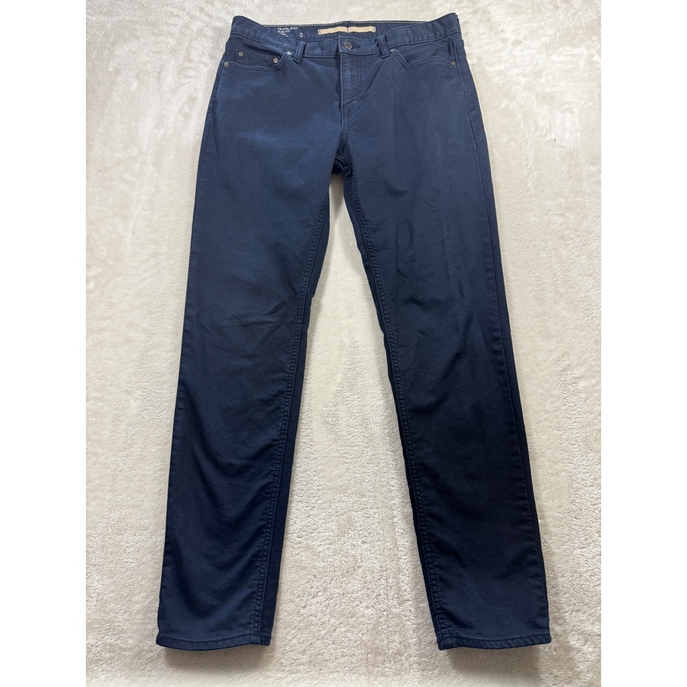 Banana Republic Mens Travel Jean Slim Fit Navy Blue Pants 33x32 Meas: 34x30.5